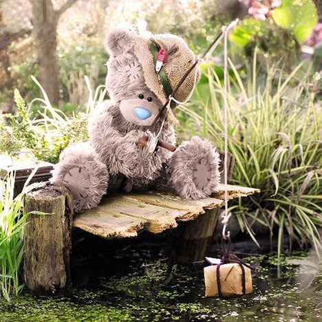 3D Holographic Bear Fishing Me to You Bear Birthday Card £2.99